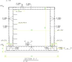 دفترچه محاسبات مقاوم سازی وتقویت فنداسیون یک مخزن ذخیره سازی